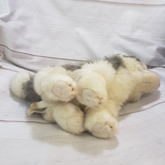 Nat & Jules Realistic Timber Wolf Husky Dog Plush Stuffed Toy 10 Inch 2013 - Picture 5 of 9